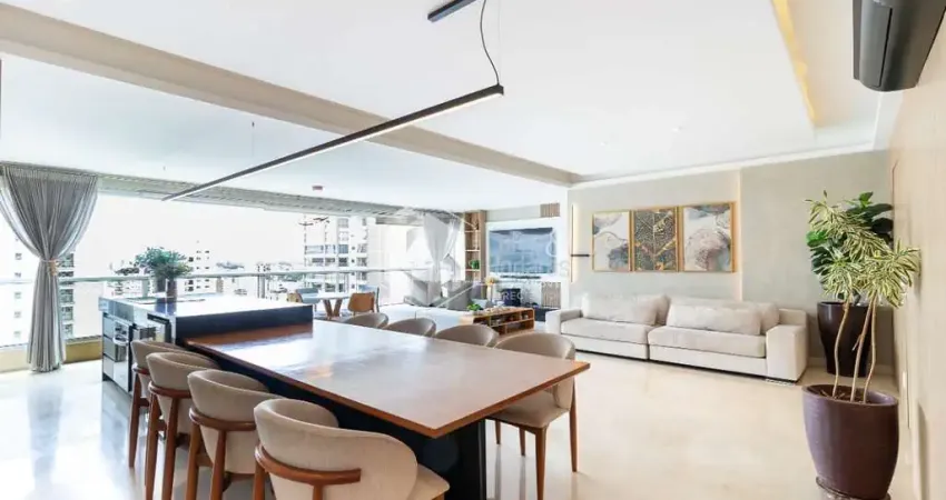 Apartamento tipo para venda em campo belo com 3 quartos, sendo 3 suítes, 222m²