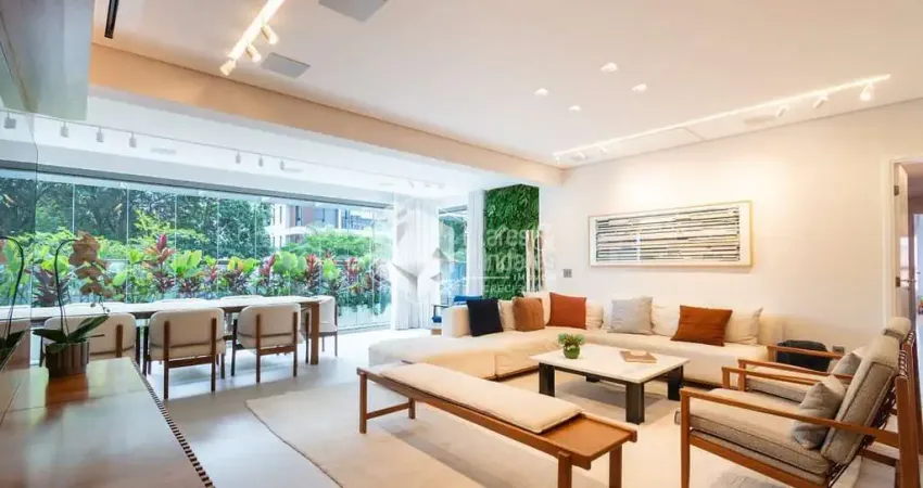 Apartamento garden para venda em campo belo com 4 quartos, sendo 3 suítes, 214m²