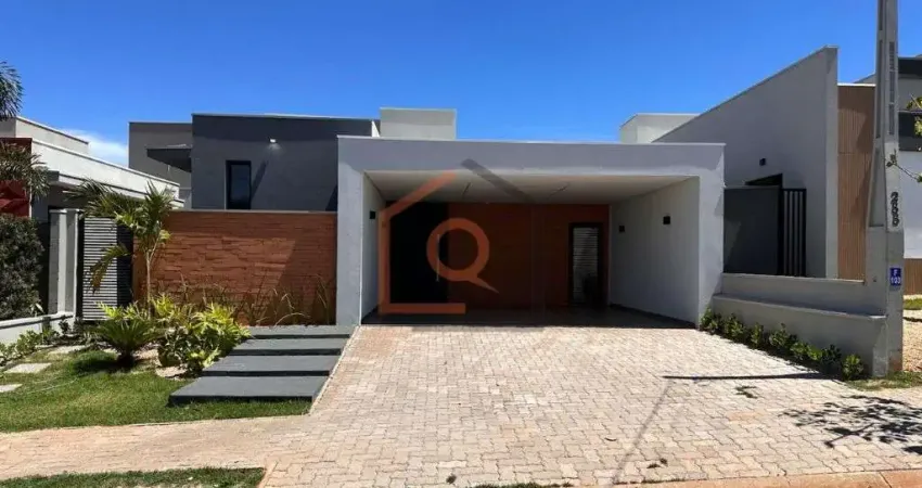 Casa de luxo com 3 suites em condominio no residencial volpi, araraquara