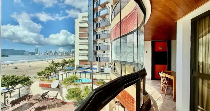 Apartamento frente mar em balneário camboriú 3 suites  sacada com churrasqueira a carvão e 02 vagas de garagem