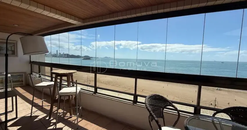 Apartamento frente mar em balneário camboriú com 2 quartos sendo uma suíte , 1 vaga privativa