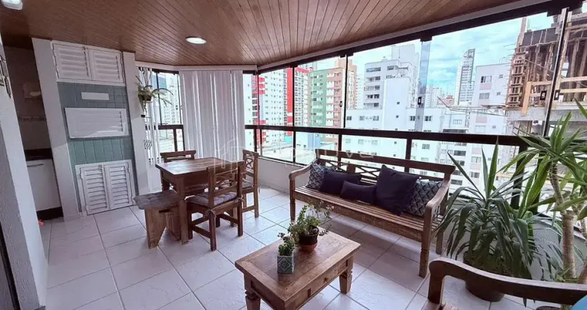 Locação anual 3 quartos com churrasqueira a carvão centro de balneario camboriu