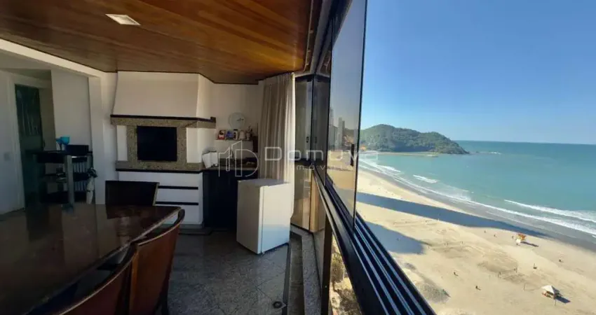 Locação temporada frente mar 3 suítes frente mar com sacada e churrasqueira – balneário camboriú