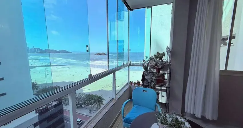 Locação temporada frente mar 2 quartos, sendo 1 suíte, centro balneário camboriú