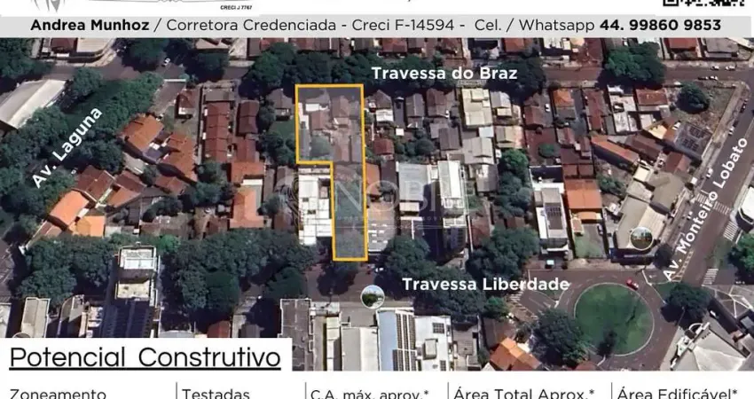 Terreno comercial à venda na Travessa Liberdade, Zona 08, Maringá