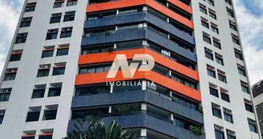 Apartamento decorado e mobiliado à venda em Boa Viagem, com 125m², 3 quartos (1 suíte), vista para o mar e 2 vagas