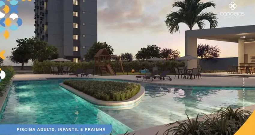 Candeias Life Club - 2  e 3 quartos com suite e varanda! 22 itens de lazer o melhor e mais completo da região. Confira!
