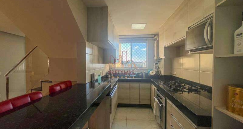 Cobertura à venda, 3 quartos, 1 suíte, 2 vagas, Castelo - Belo Horizonte/MG