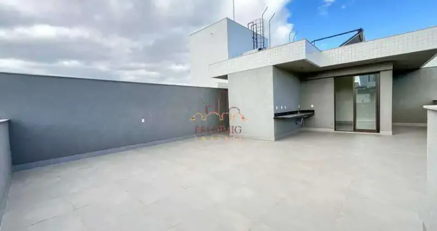 Cobertura à venda, 3 quartos, 2 suítes, 4 vagas, castelo - belo horizonte/mg