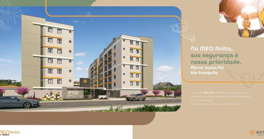 Apartamento para Venda em Joinville, Anita Garibaldi, 2 dormitórios, 1 suíte, 1 banheiro, 1 vaga