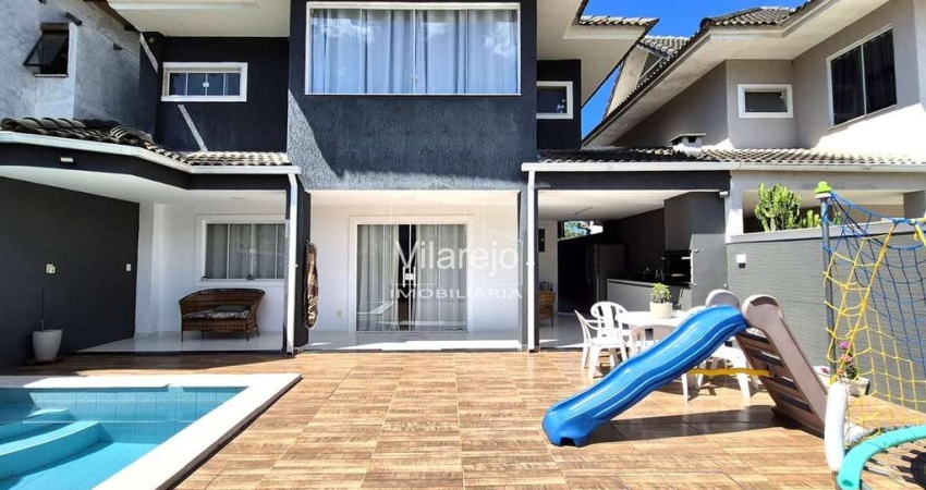 Casa em Condomínio 4 Suítes Amplas Piscina 243m² Vargem Peq.
