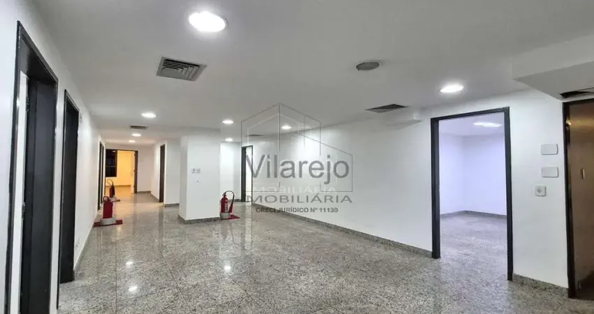 Andar subdividido em 11 salas para locação av. rio branco - centro 371m²