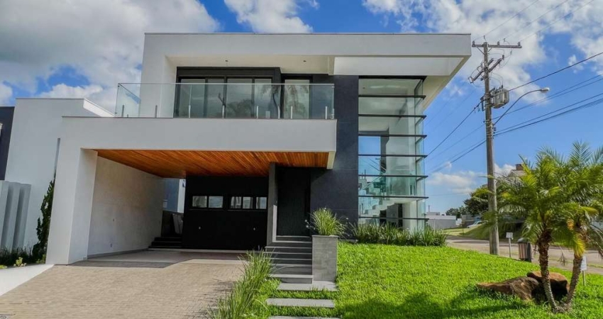 Casa em Condomínio Fechado com 3 dormitórios, lareira e vista panorâmica