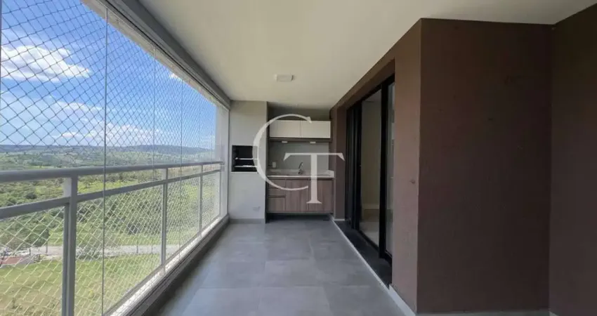 Apartamento para locação no edifício city parque em itu com 2 suítes e varanda vista livre