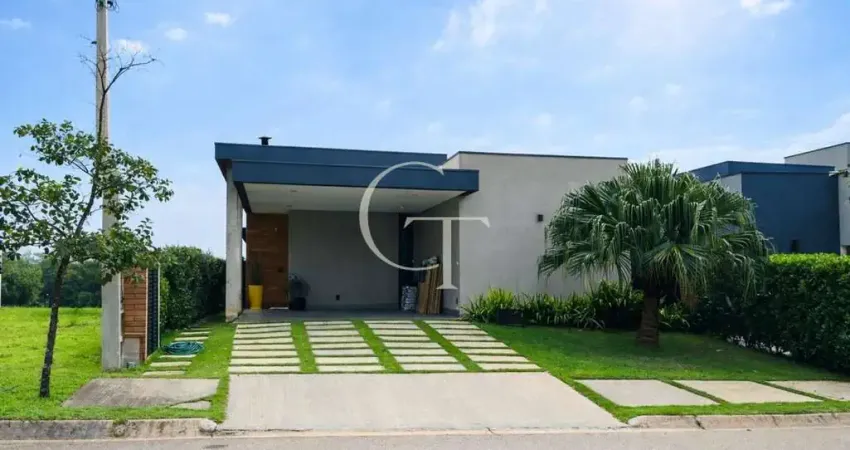 Casa térrea de alto padrão no condomínio una – itu | 3 dormitórios, conceito aberto e área gourmet