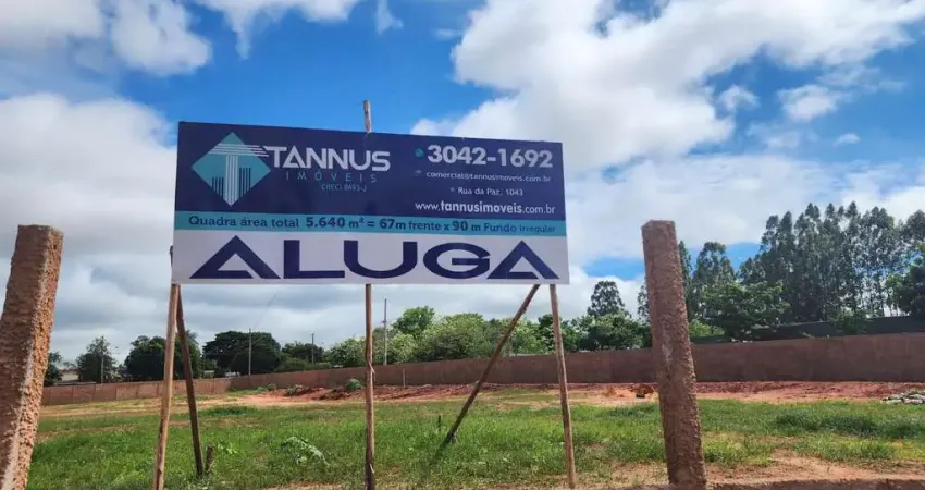 Quadra 155 - lote 10a - área total = 5.640 m2. sendo 67 metros de frente por 90 metros fundos (irregulares)