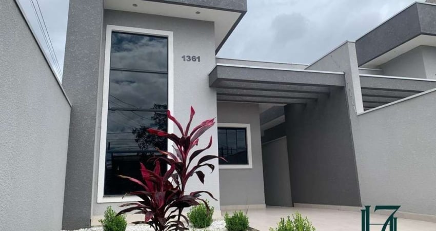 Casa para Venda em Fazenda Rio Grande, Iguaçu, 3 dormitórios, 1 suíte, 2 banheiros, 1 vaga