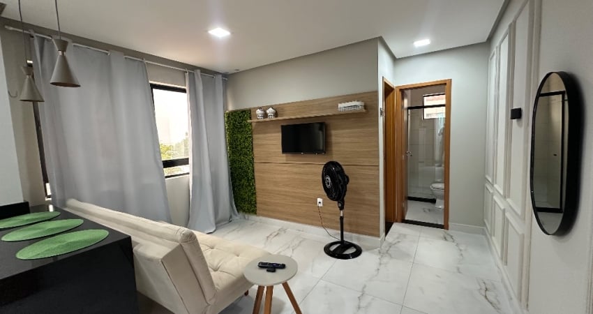 Flat com 1 quarto à venda no Cabo Branco, João Pessoa 