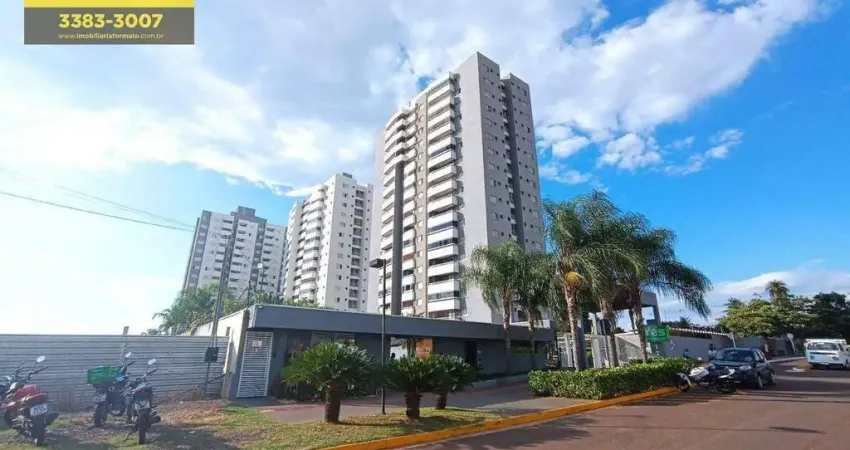 Apartamento com 2 dormitório para alugar, 76 m² por r$ 3.222/mês - jardim américa - campo grande/ms
