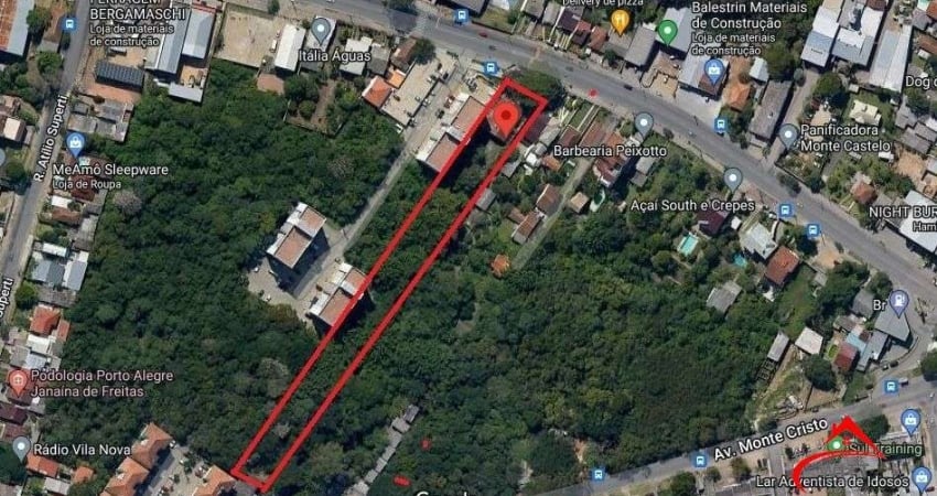 Terreno à venda na Avenida Rodrigues da Fonseca, 1711, Vila Nova, Porto Alegre