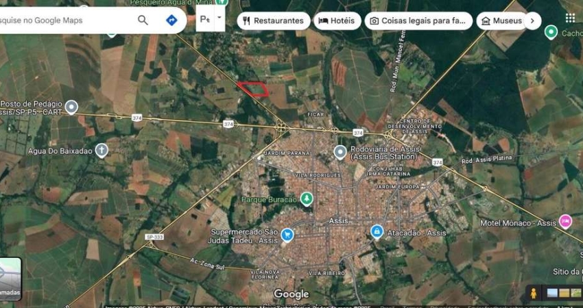 Terreno à venda na Manílio Gobbi, Área Rural de Assis, Assis