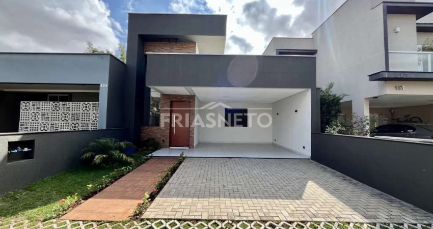 Casa em condomínio fechado com 3 quartos à venda no Água Branca, Piracicaba 