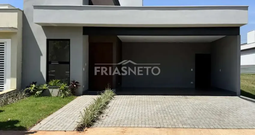 Casa térrea à venda em condomínio fechado em Piracicaba/SP.