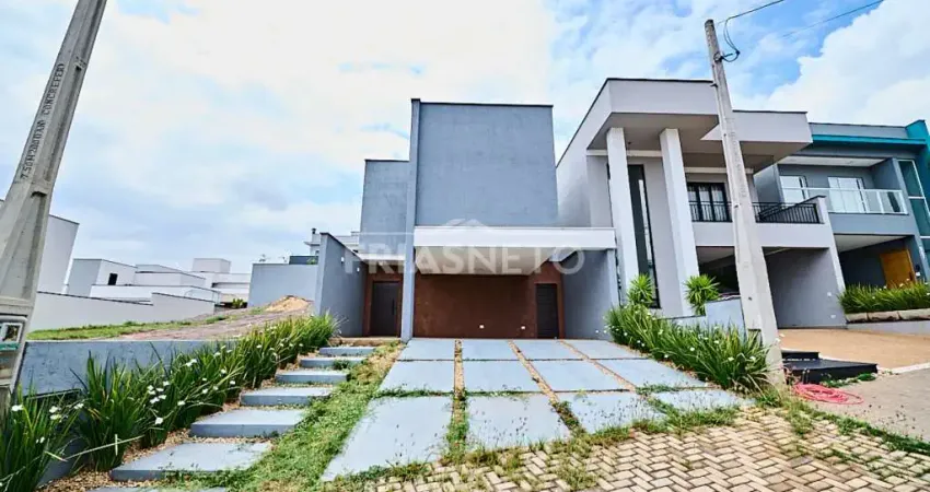 Encante-se com esta casa nova a venda no condomínio residencial paineiras