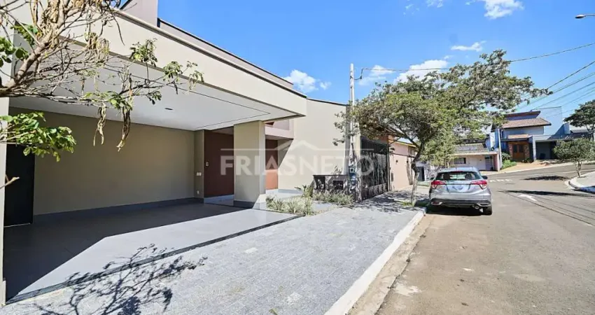 Casa para locação no condomínio ondas em piracicaba recém construída