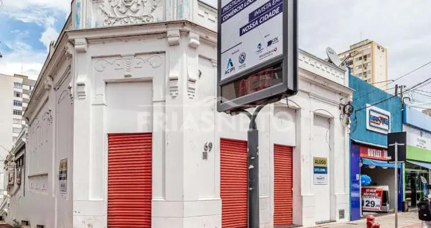 Imóvel comercial de esquina para locação na Rua Governador Pedro de toledo Piracicaba.