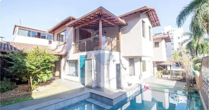 Casa moderna à venda no bairro castelo bh – 5 suítes, piscina, academia e área gourmet