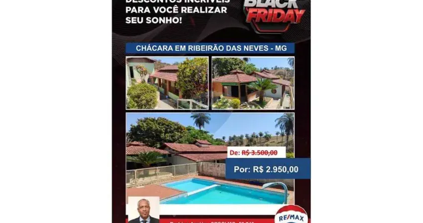 Chácara / sítio com 5 quartos para alugar na Rua Maria Piedade Guimarães, 167, Savassi, Ribeirão das Neves