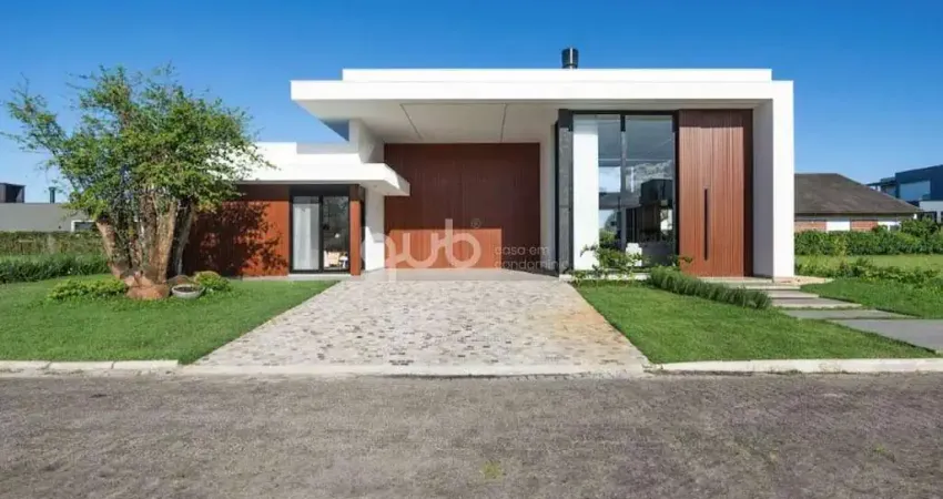 Casa à venda, 4 quartos, 4 suítes, 2 vagas, Condomínio Lagoa do Passo - Osório/RS