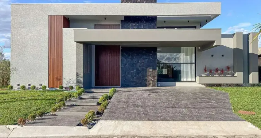 Casa à venda, 4 quartos, 4 suítes, 2 vagas, Condomínio Lagoa do Passo - Osório/RS
