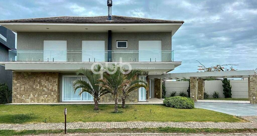 Sobrado à venda, 4 quartos, 4 suítes, 3 vagas, Condomínio Sea Coast - Xangri-Lá/RS