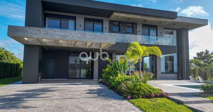 Sobrado à venda, 4 quartos, 4 suítes, 2 vagas, Condomínio Lagoa do Passo - Osório/RS