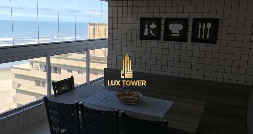 Apartamento de 4 Quartos Sendo 3 Suítes, Varanda Gourmet com Vista Mar