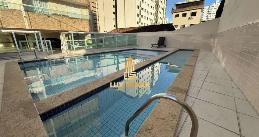 Apartamento de 47m2 c/ 1dormitorio, varanda e apenas 300m da praia