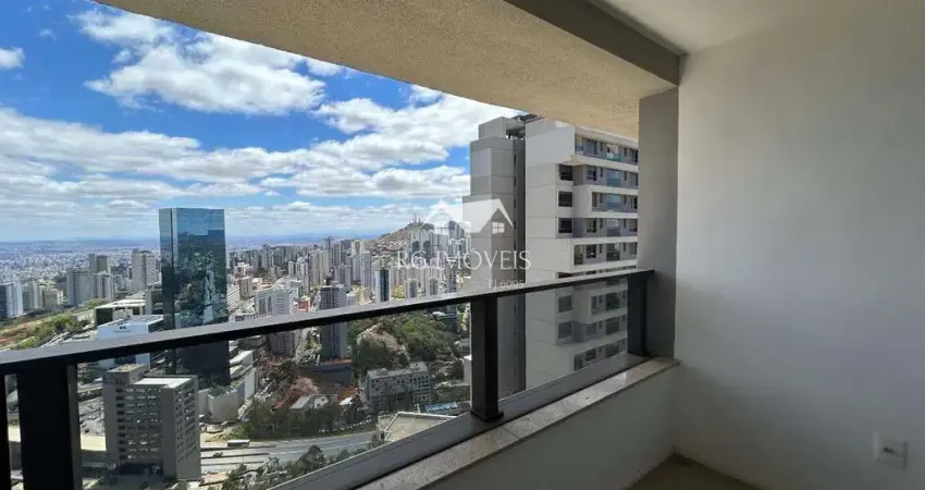 Aluguel: apartamento 1q1s (73m²) frente | vila da serra, nova lima