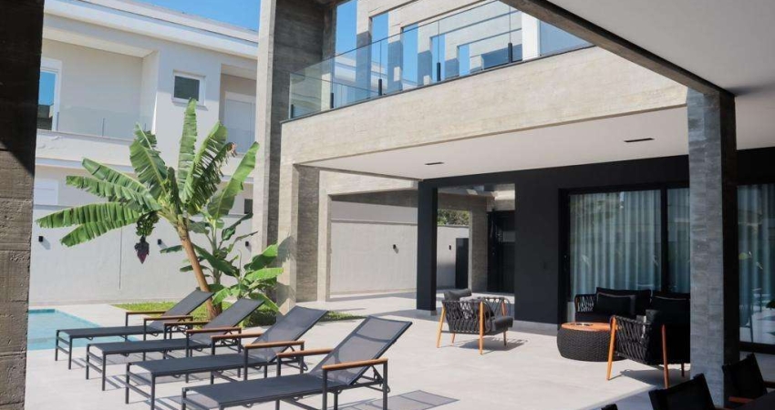 Casa para Locação em Florianópolis, JURERE INTERNACIONAL, 5 dormitórios, 5 suítes, 6 banheiros, 3 vagas