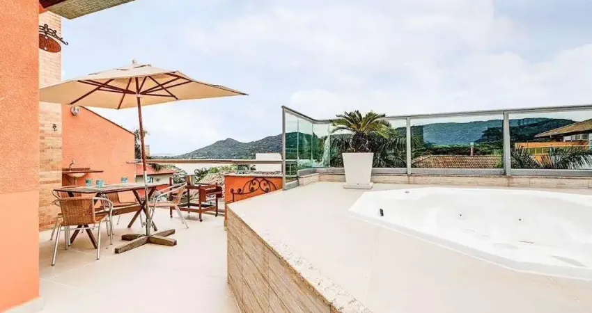 Cobertura para Locação em Florianópolis, BARRA DA LAGOA, 4 dormitórios, 4 suítes, 2 banheiros, 2 vagas