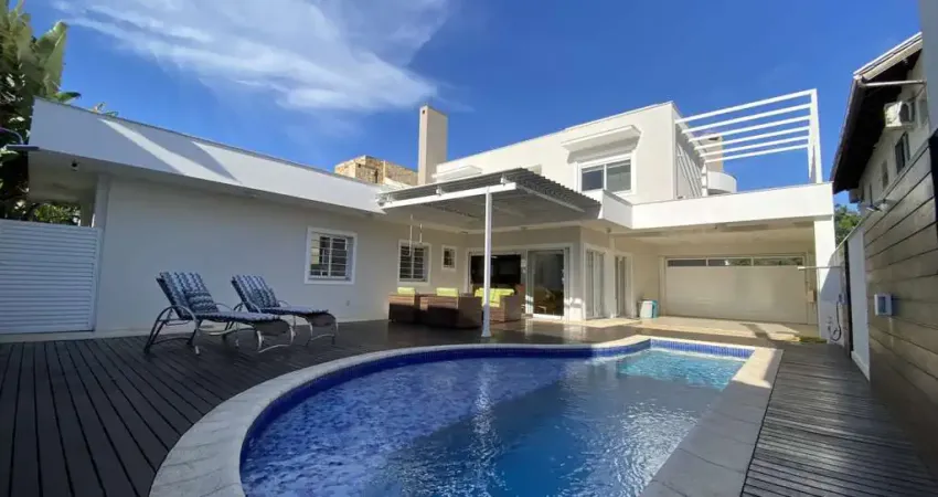 Casa para venda em florianópolis, jurere internacional, 4 dormitórios, 3 suítes, 5 banheiros, 2 vagas