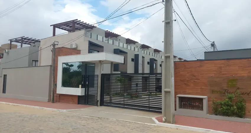 Alugar- casa duplex e triplex em cond fechado em parnamirim - 2 suítes e 3/4 - 70m²