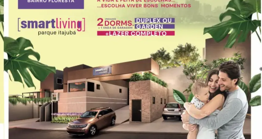 Apartamentos Garden e cobertura Duplex  - Smart living Itajubá
