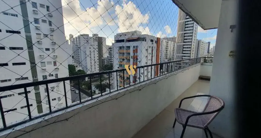 APARTAMENTO PARA ALUGAR  VENDER 4 QUARTOS MOBILIADO -  BOA VIAGEM