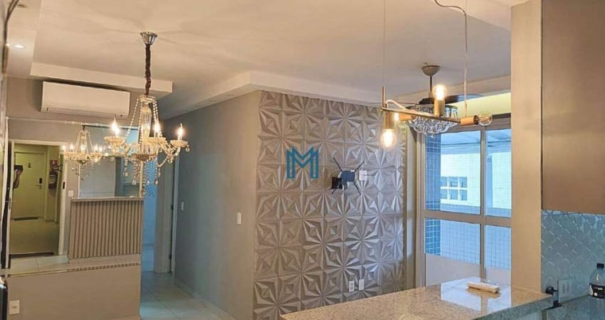 Apartamento Garden com 2 dormitórios (1 suite) para alugar, 80 m² por R$ 5.500/mês - Ponta da Praia - Santos/SP