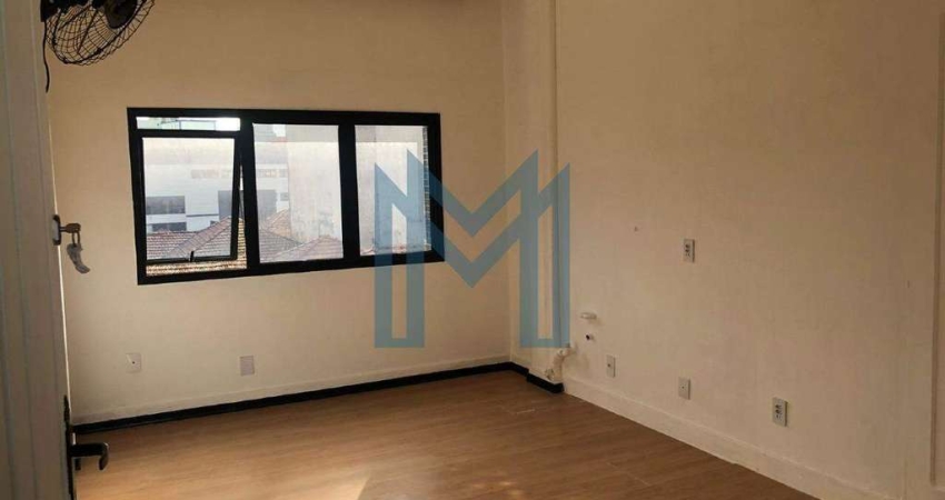 Sala comercial para alugar, 16m² por R$ 1.000/mês - Centro - Santos/SP