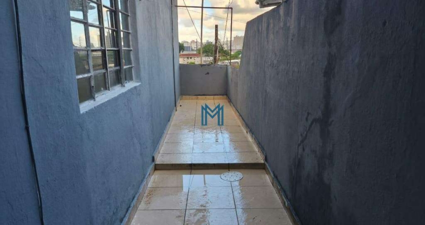 Casa com 2 dormitórios para alugar, 60 m² por R$ 1.700,00 + IPTU/mês - Jabaquara - Santos/SP