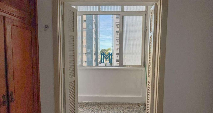 Kitnet para alugar, 24 m² por R$ 1.700,00 - Boqueirão - Santos/SP