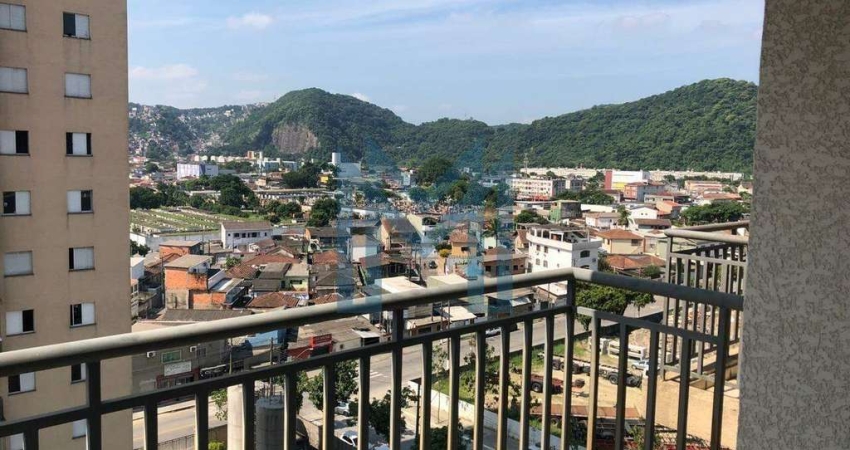 Apartamento com 2 dormitórios para alugar, 63 m² por R$ 2.900/mês - Gonzaga - Santos/SP